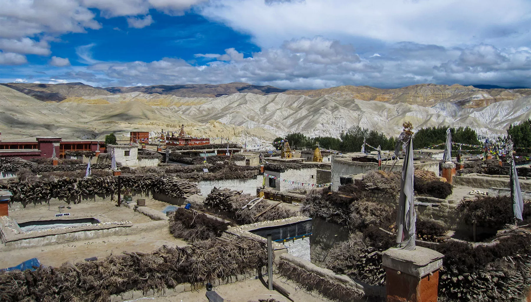 Lo-Manthang walled city ancient capital of Upper Mustang