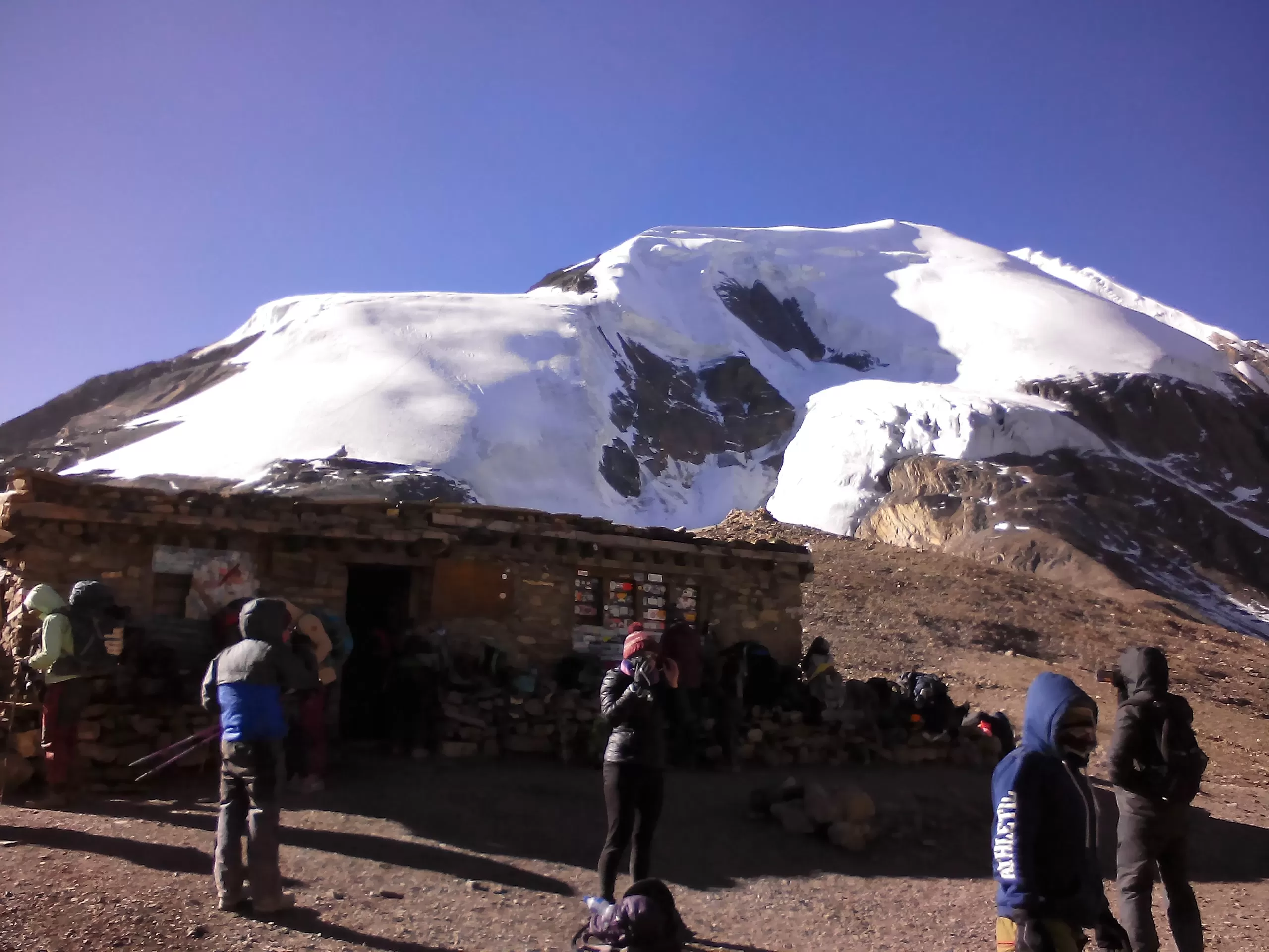 Annapurna Circuit trekking side trips map: 