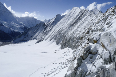 Sherpani col to west col'