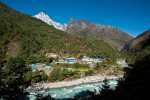  Trek to Phakding (2,652m/8,700ft)