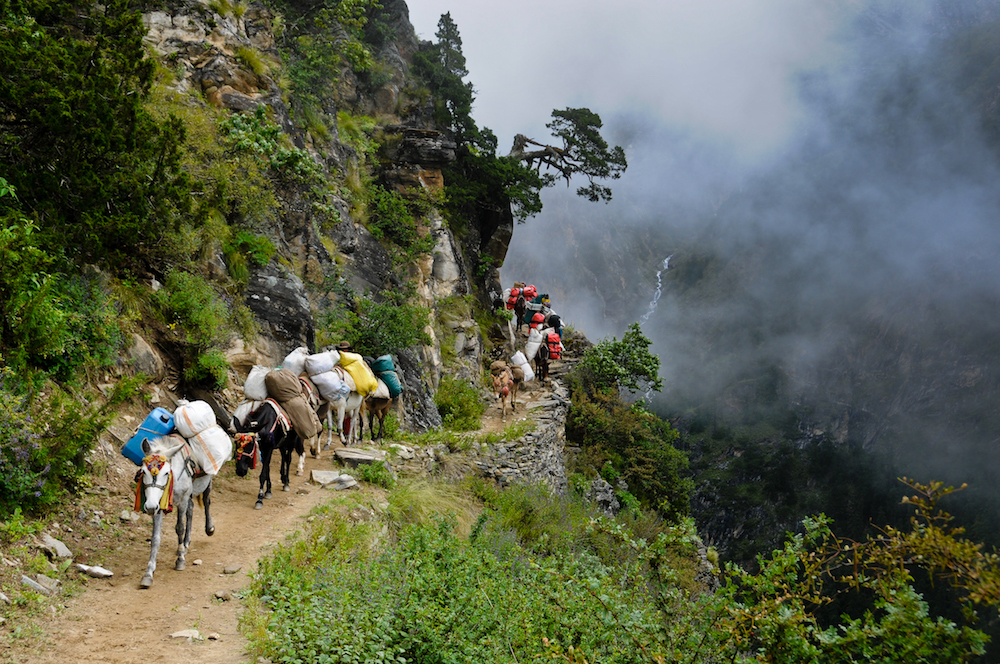Trek Chanaute to Khanigaon ( 2040 m)'