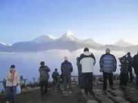 Climb Poon Hill. Trek to Nayapul. Drive Pokhara.