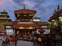 Departure from Kathmandu (1,400m)