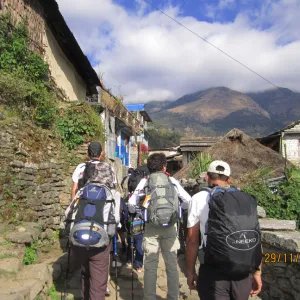 Drive to Nayapul. Trek to Ulleri (1,960m).