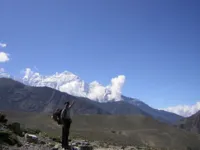 Fly Jomsom(2713m).Trek Kagabeni (2806m)
