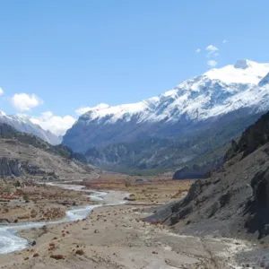 Ride Chame to Pisang (3294m) and  Manang (3351)