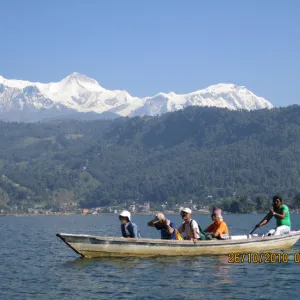 Trek Dhampus to Dhampus Phedi. Drive to Pokhara.