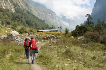 Trek from Kyanjin to Ghoda Tabela