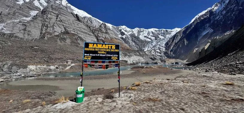 Trek High camp to Ledar (4200 m) / 4hrs downhill walk 